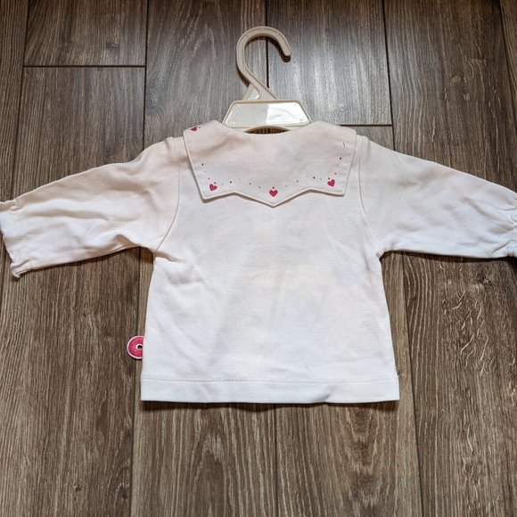NWOT Baby Girl (0-3M) - SOURIS MINI Sailor Collar Shirt - Picture 2 of 5